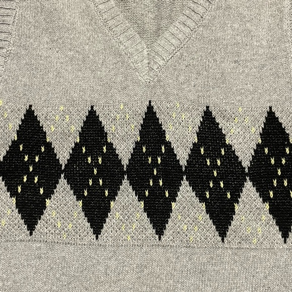 Gray vneck sweater vest size small - Picture 2 of 2